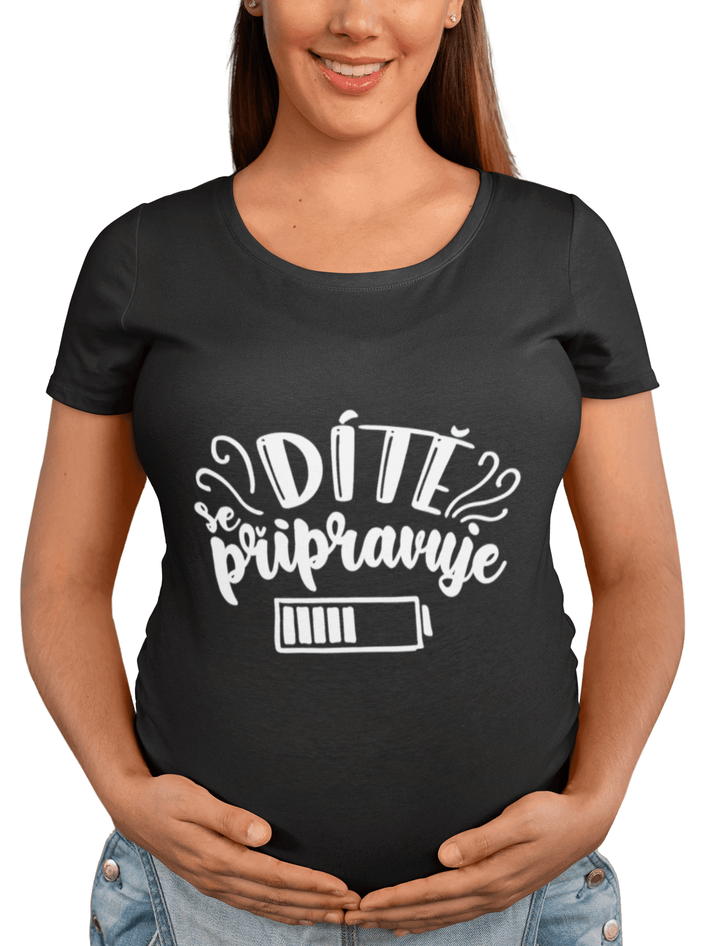 transparent t shirt mockup of a happy pregnant woman 26669 min