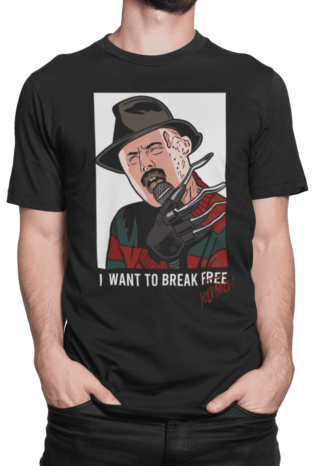tricko s potiskem Freddy Merkrueger (1)