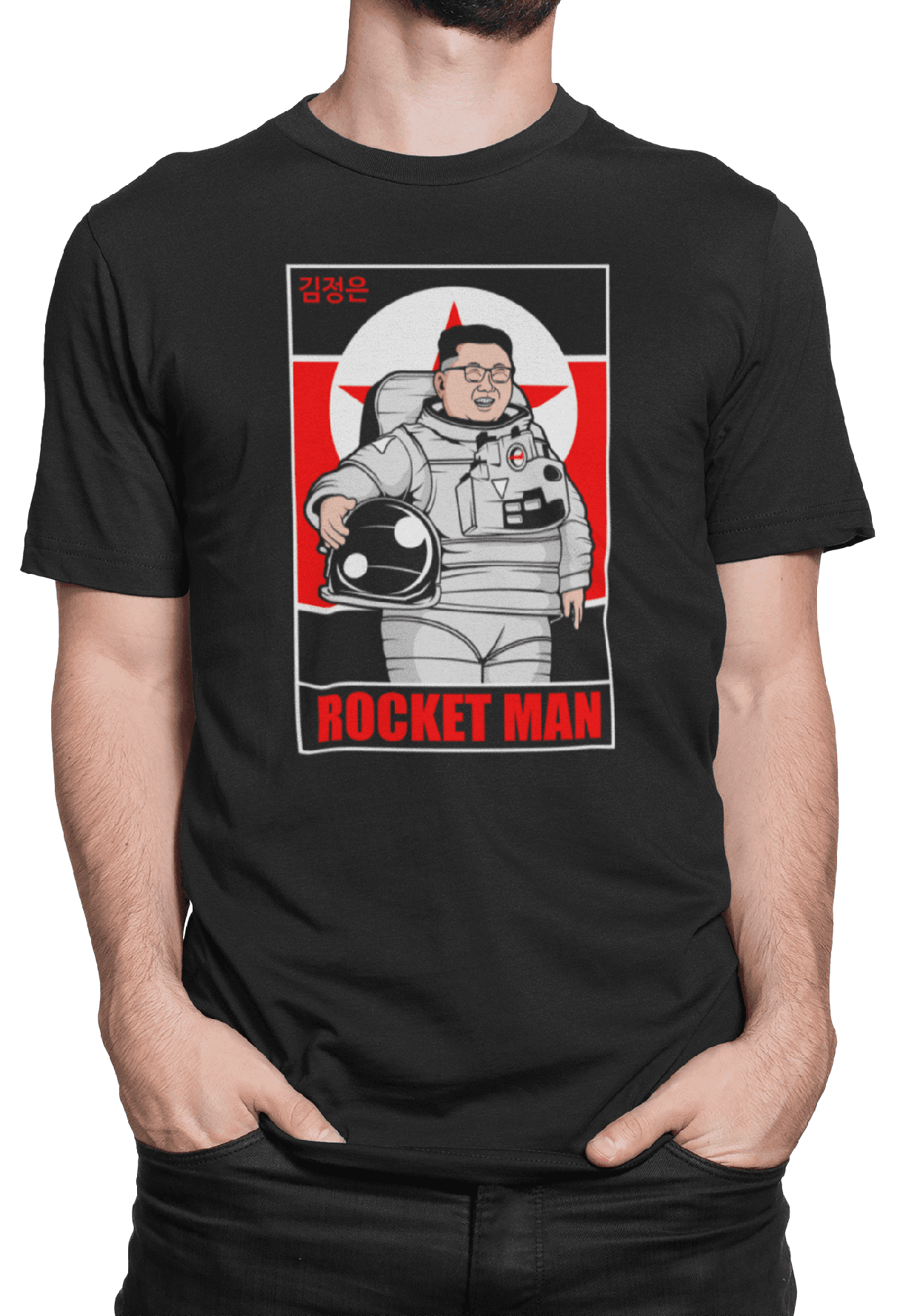 tricko s potiskem Astronot kim