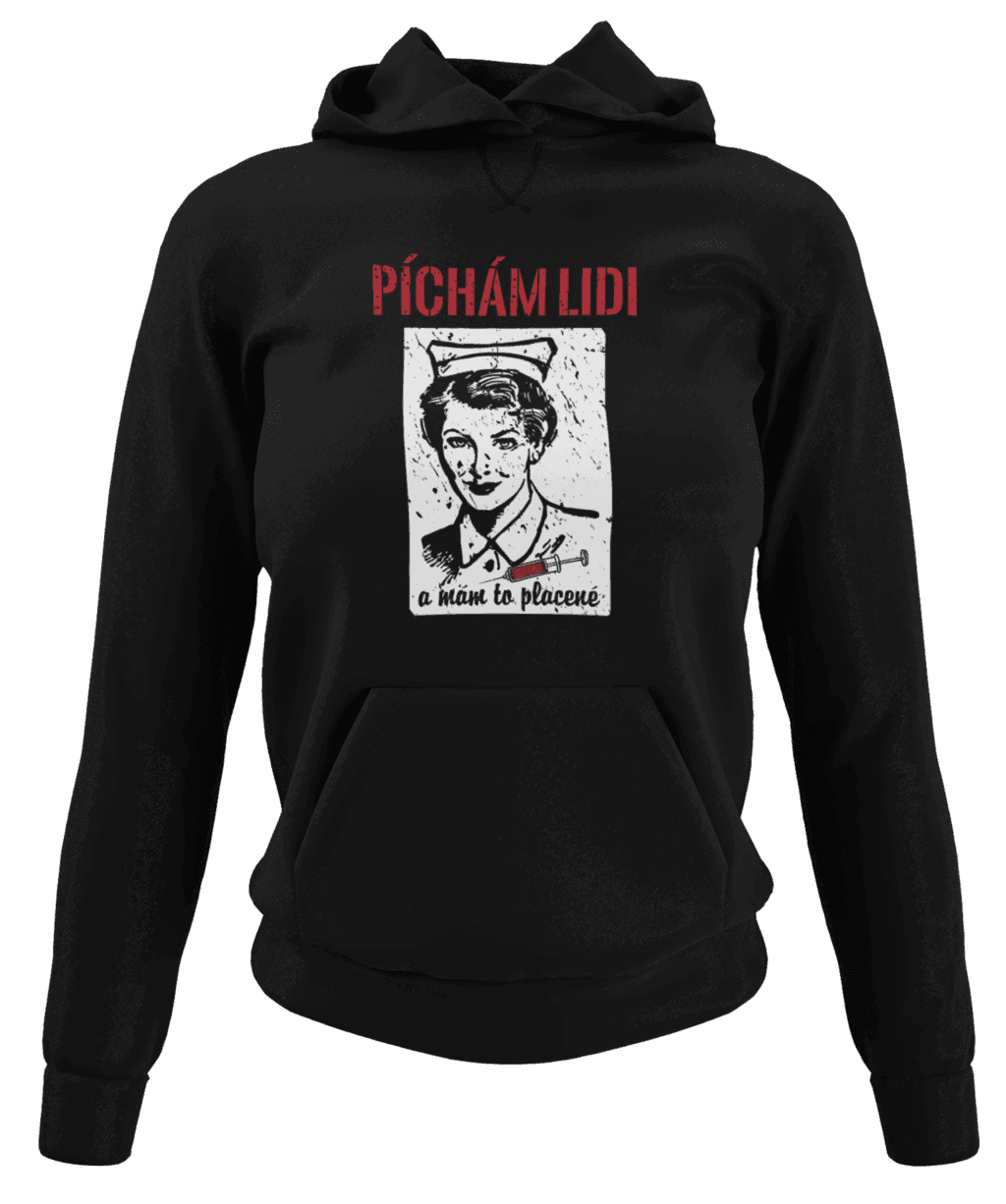 front view mockup of a women s ghosted hoodie 4434 el1 (3) (1)