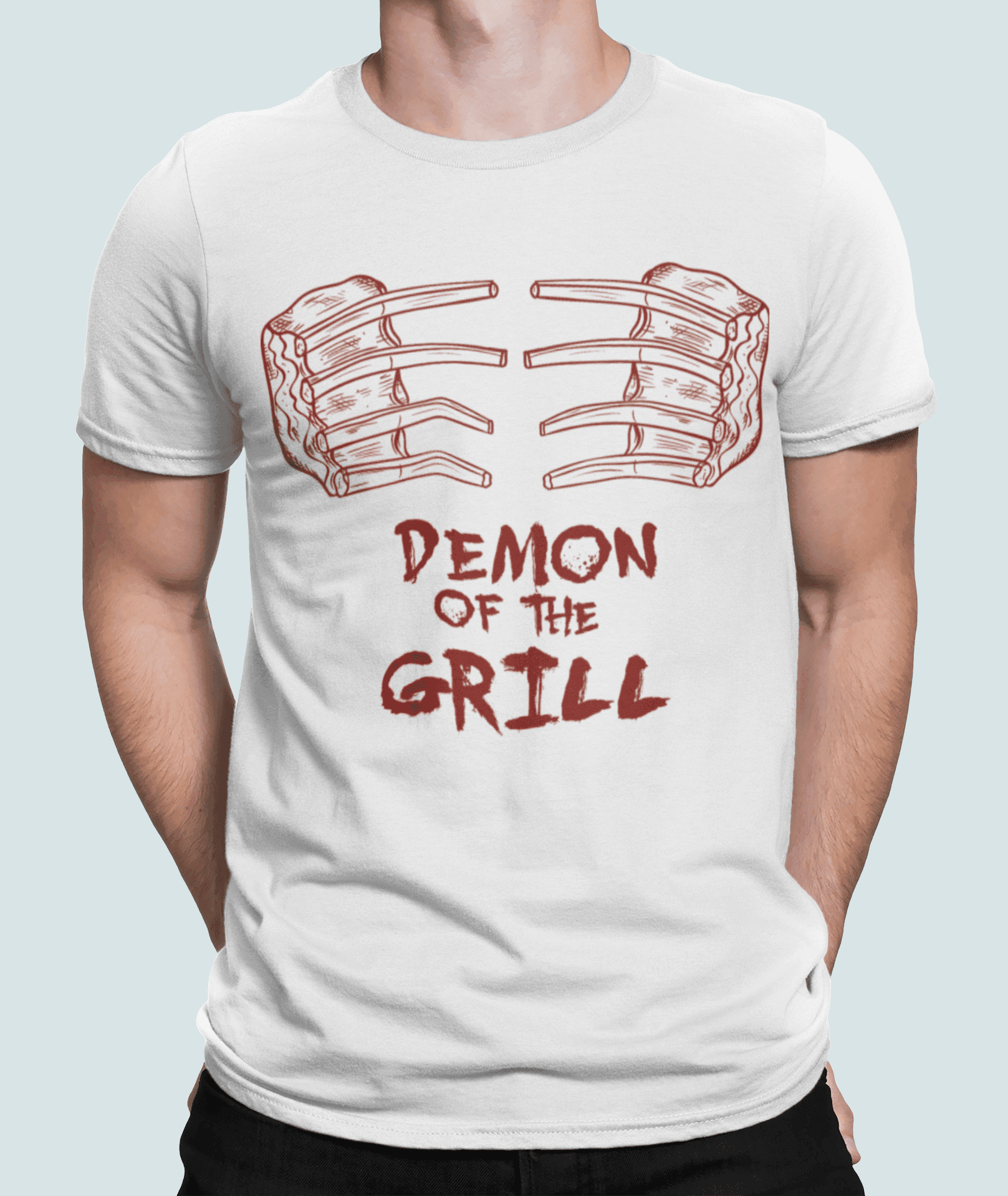 Tričko s potiskem Demon of the grill