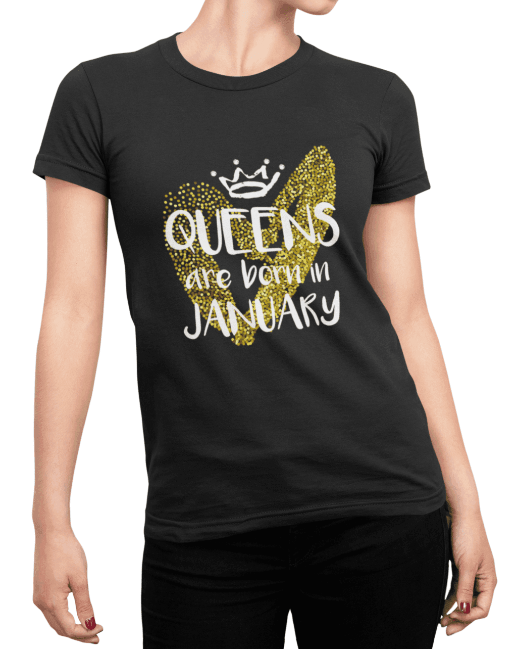 t shirt mockup of a woman posing with cropped face 87 el min (2)