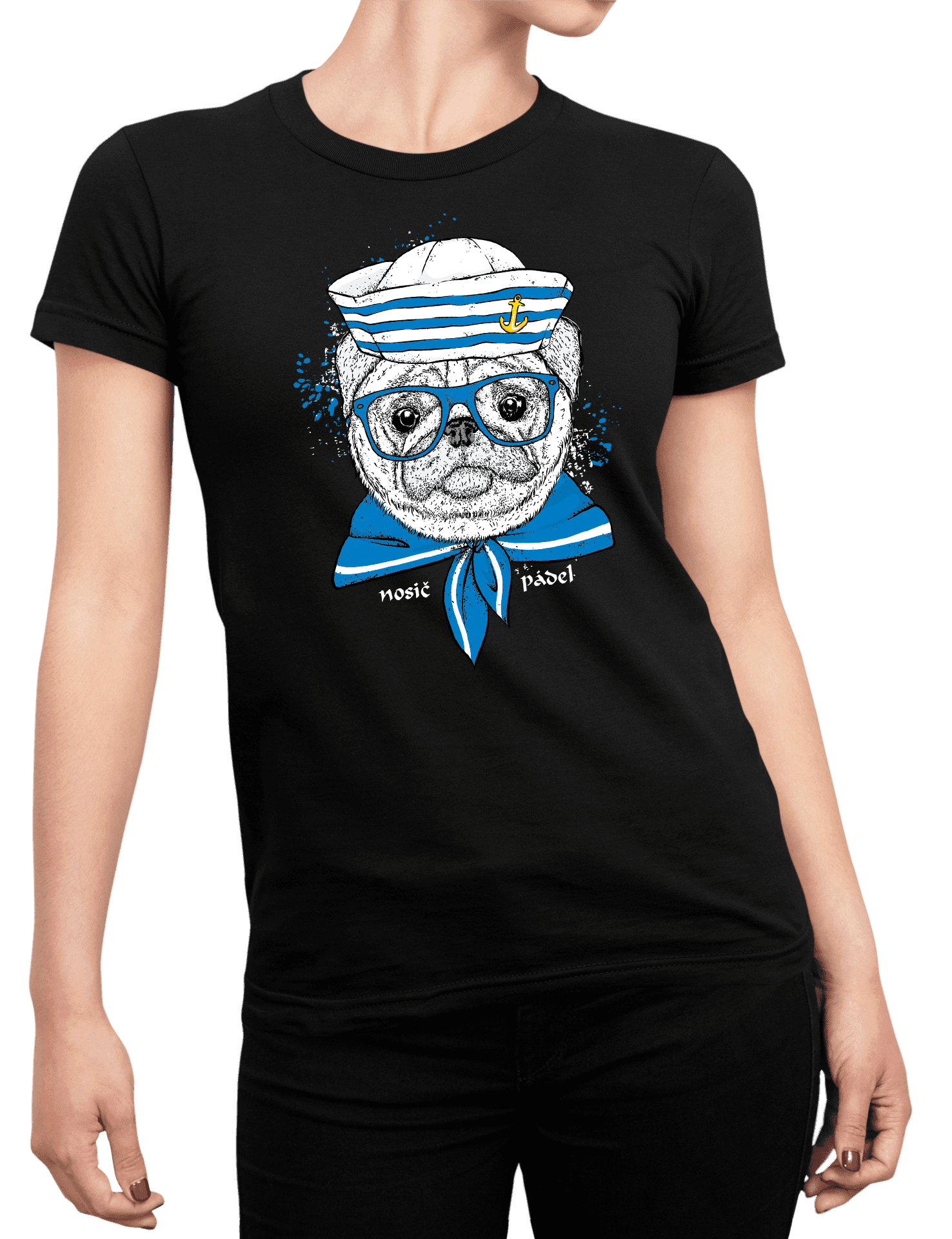 Vodácké tričko Mops námořník