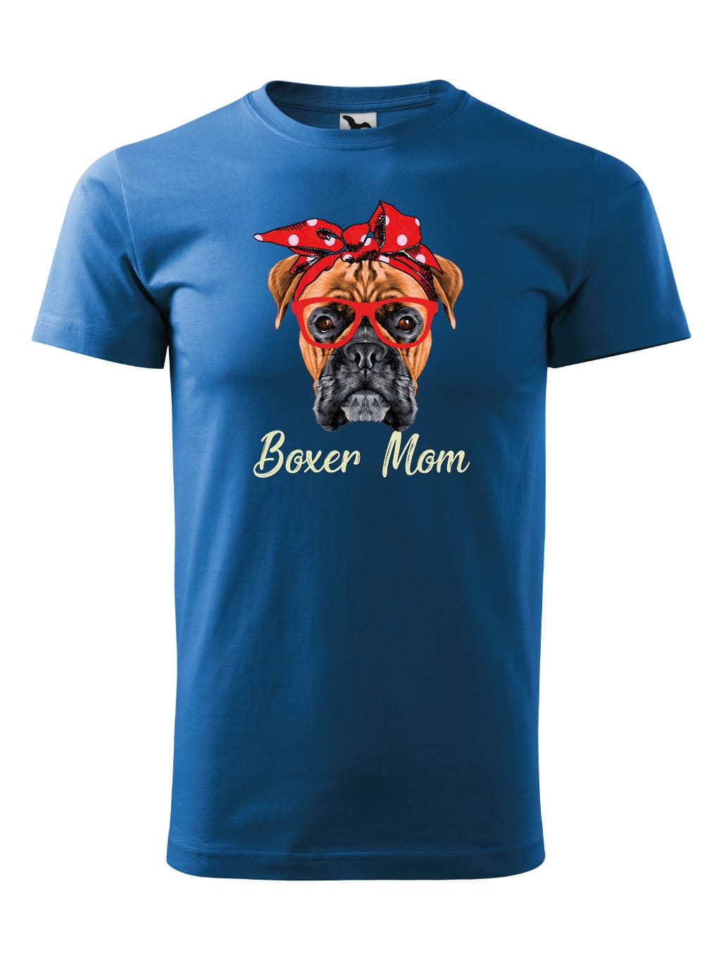 Tričko s potiskem Boxer mom