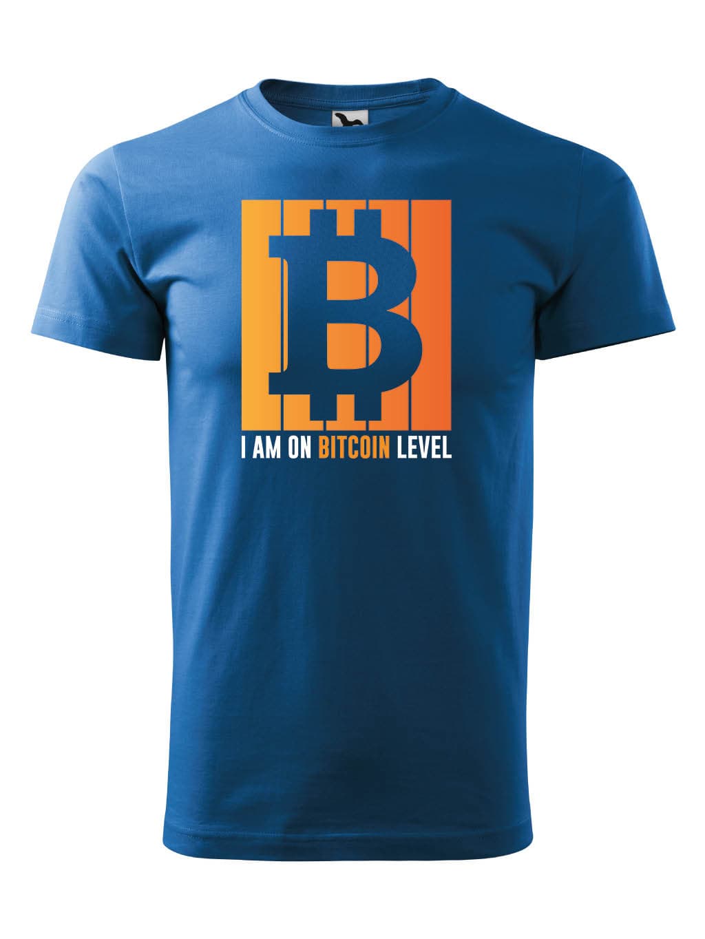 Tričko s potiskem Bitcoin level