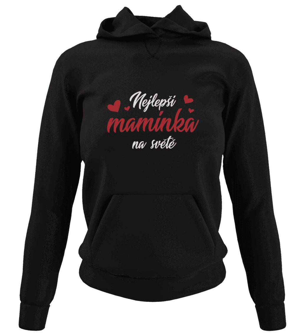 front view mockup of a women s ghosted hoodie 4434 el1 (1) (1)
