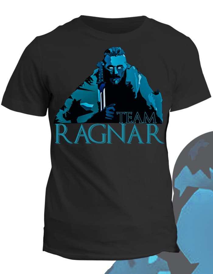 Tričko Vikingové - Team Ragnar Blue