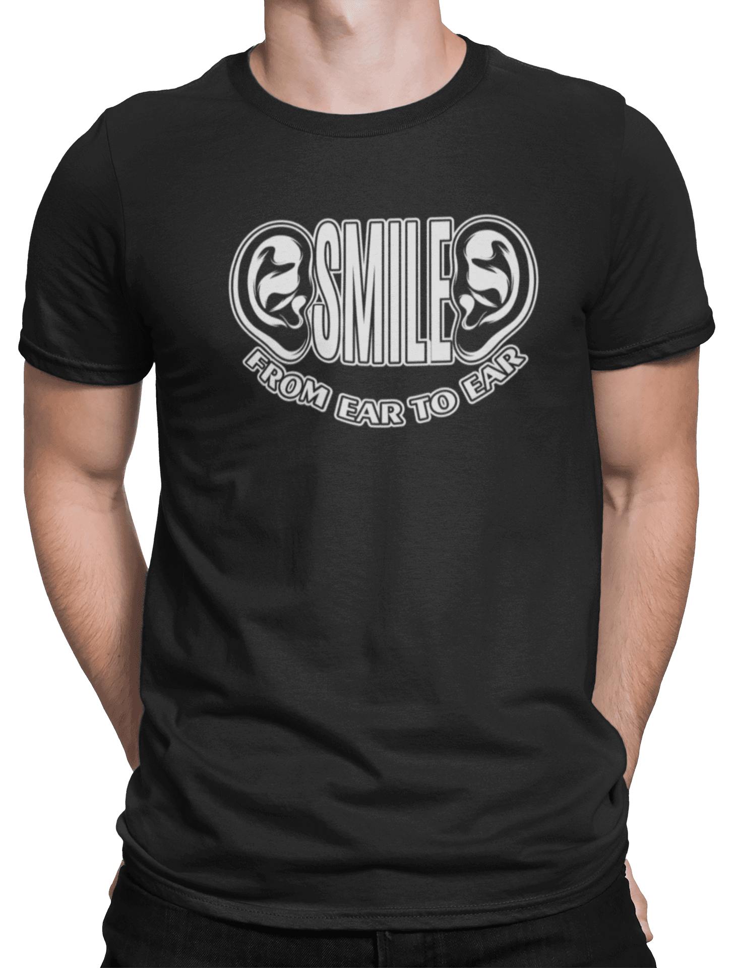 smile cerne triko