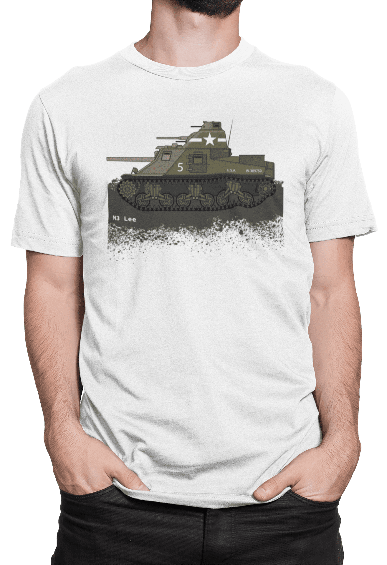 Tričko s potiskem M3 Lee