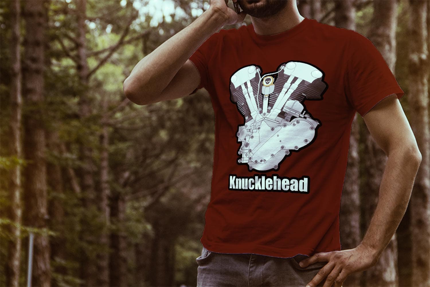 Tričko s potiskem Knucklehead