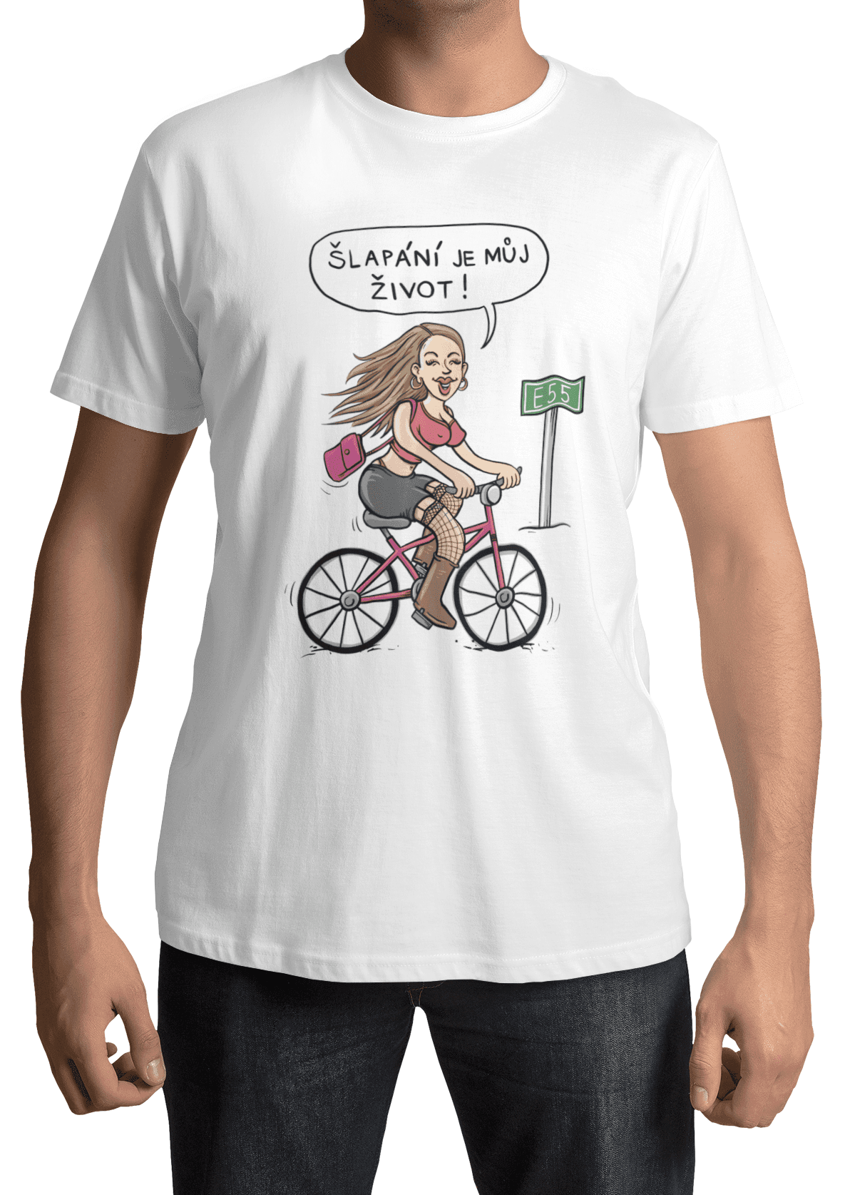 Tričko s potiskem Šlapání