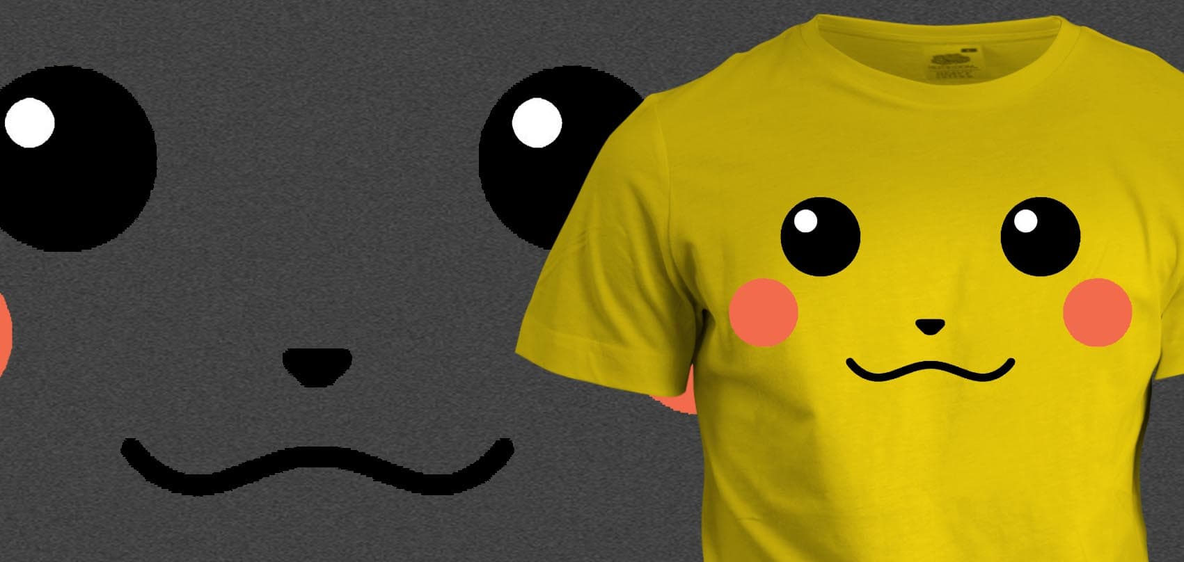 Tričko s potiskem Pika Pikachu