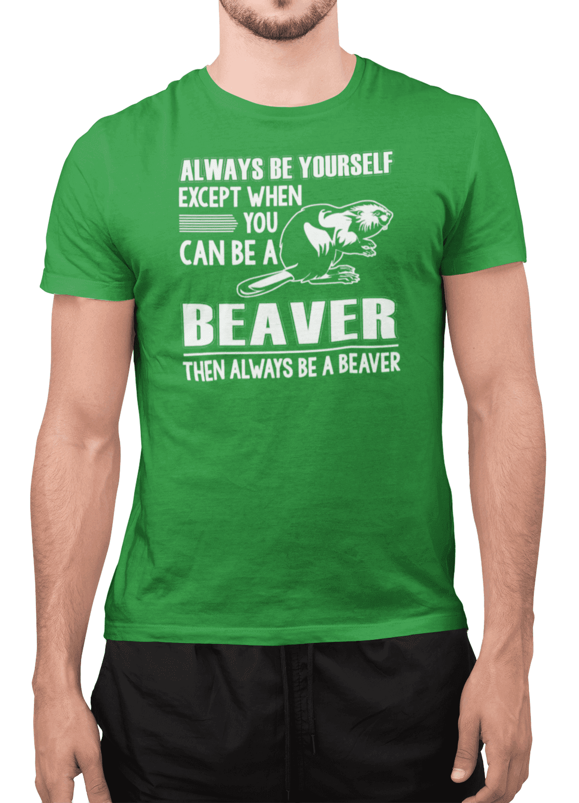 Tričko s potiskem Beaver