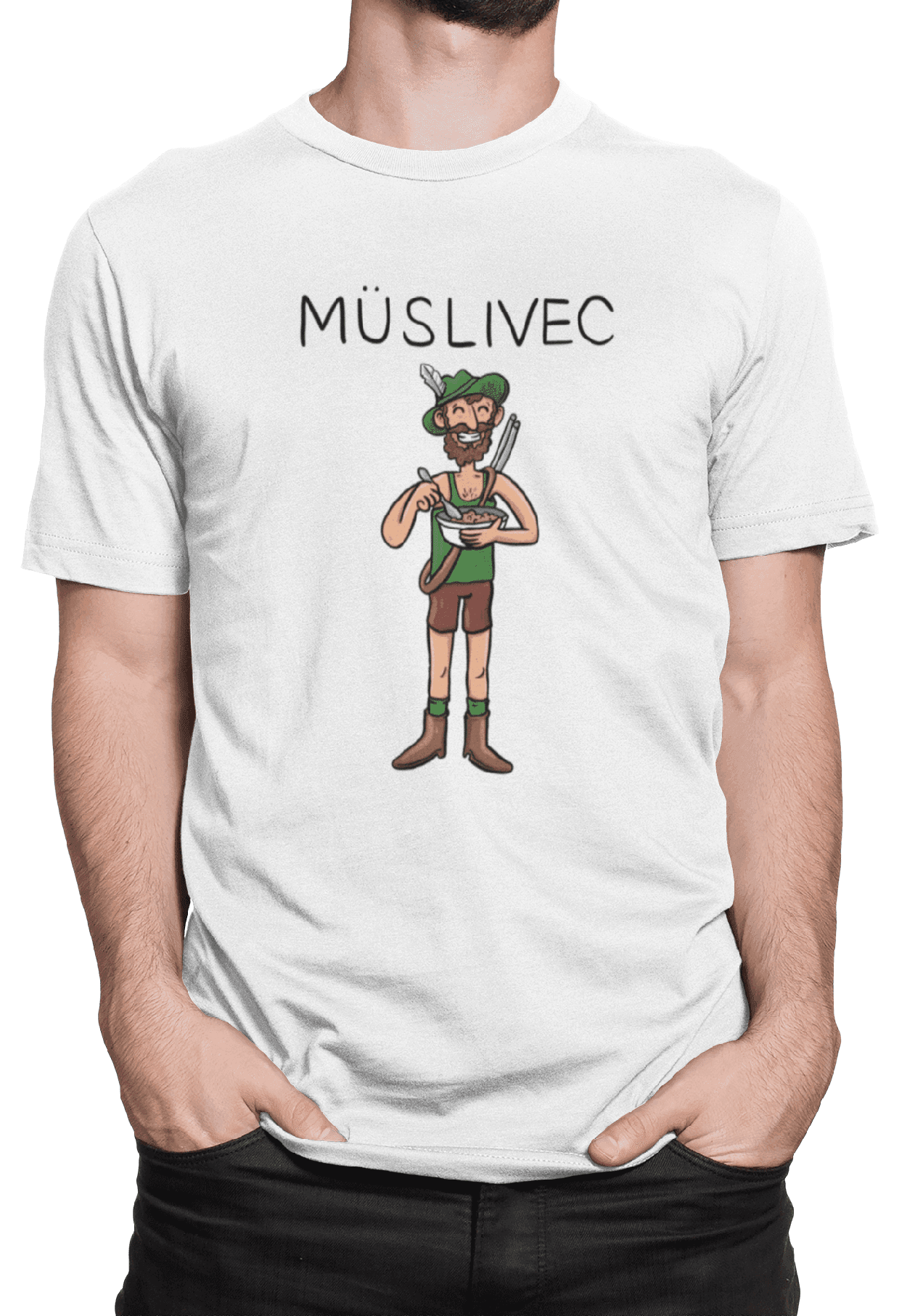 Tričko s potiskem Müslivec