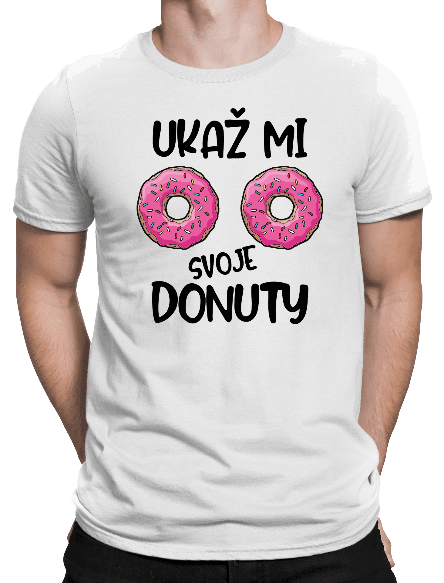 ukaz donuty bile triko