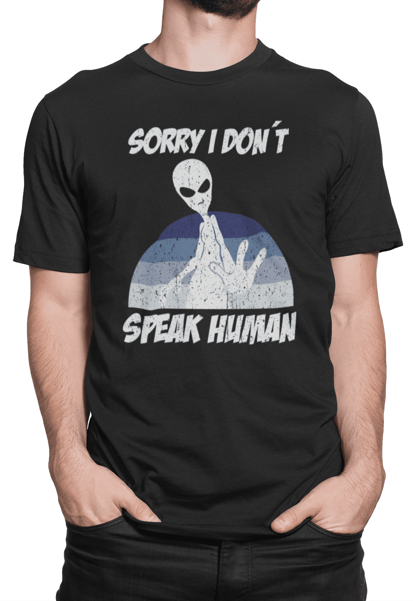 Tričko s potiskem Sorry human