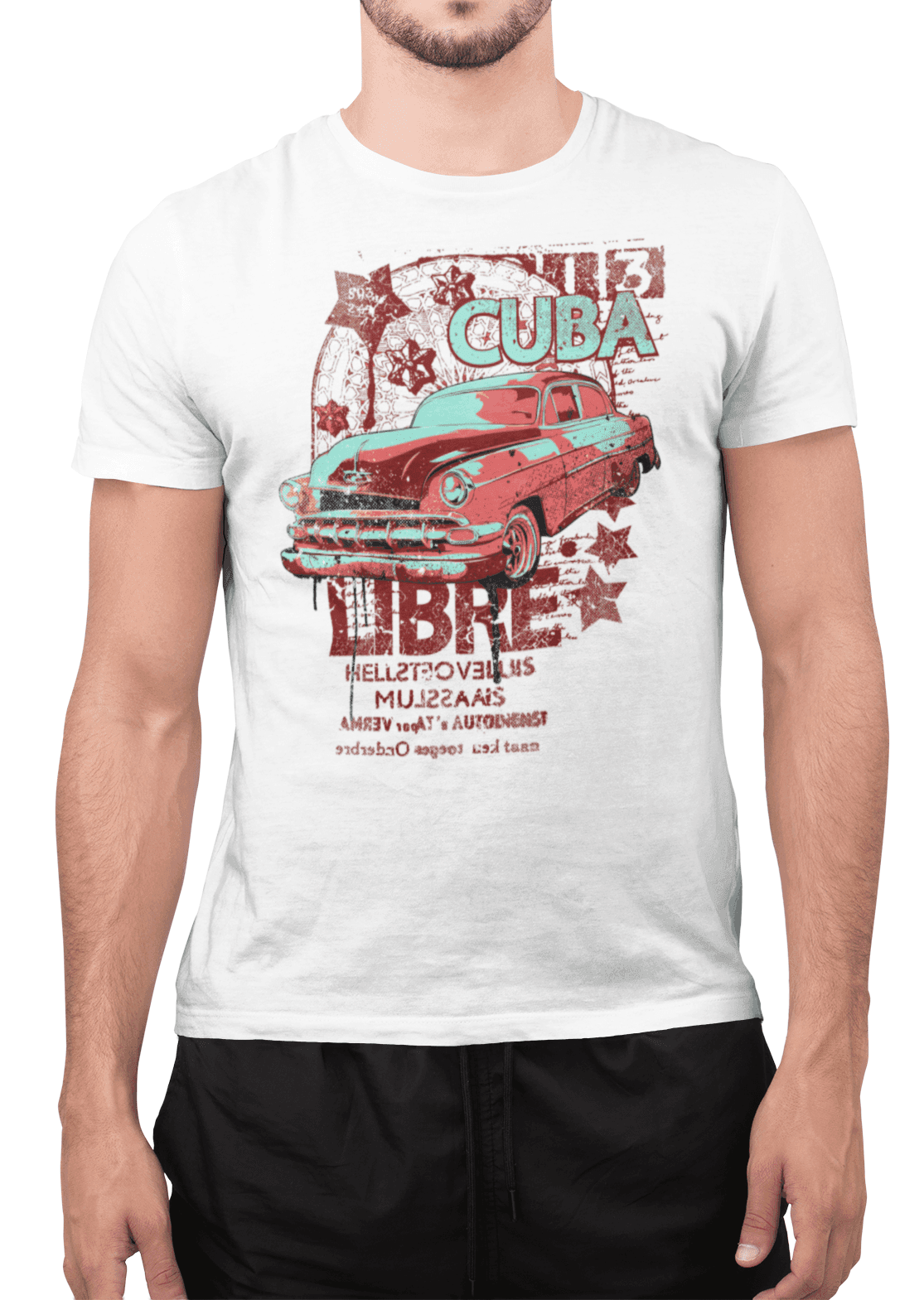 Tričko s potiskem Cuba libre