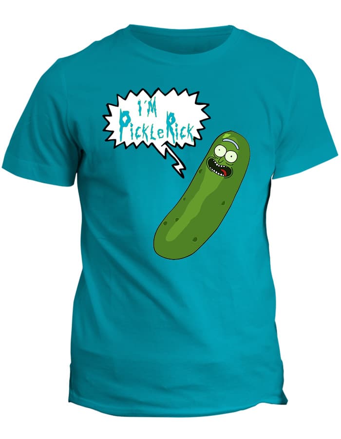 Tričko s potiskem Rick and Morty Pickle Rick