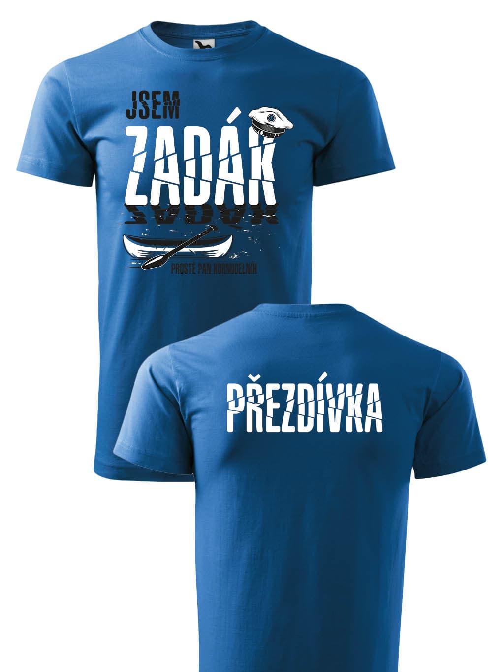 Vodácké triko - Zadák Pan kormidelník