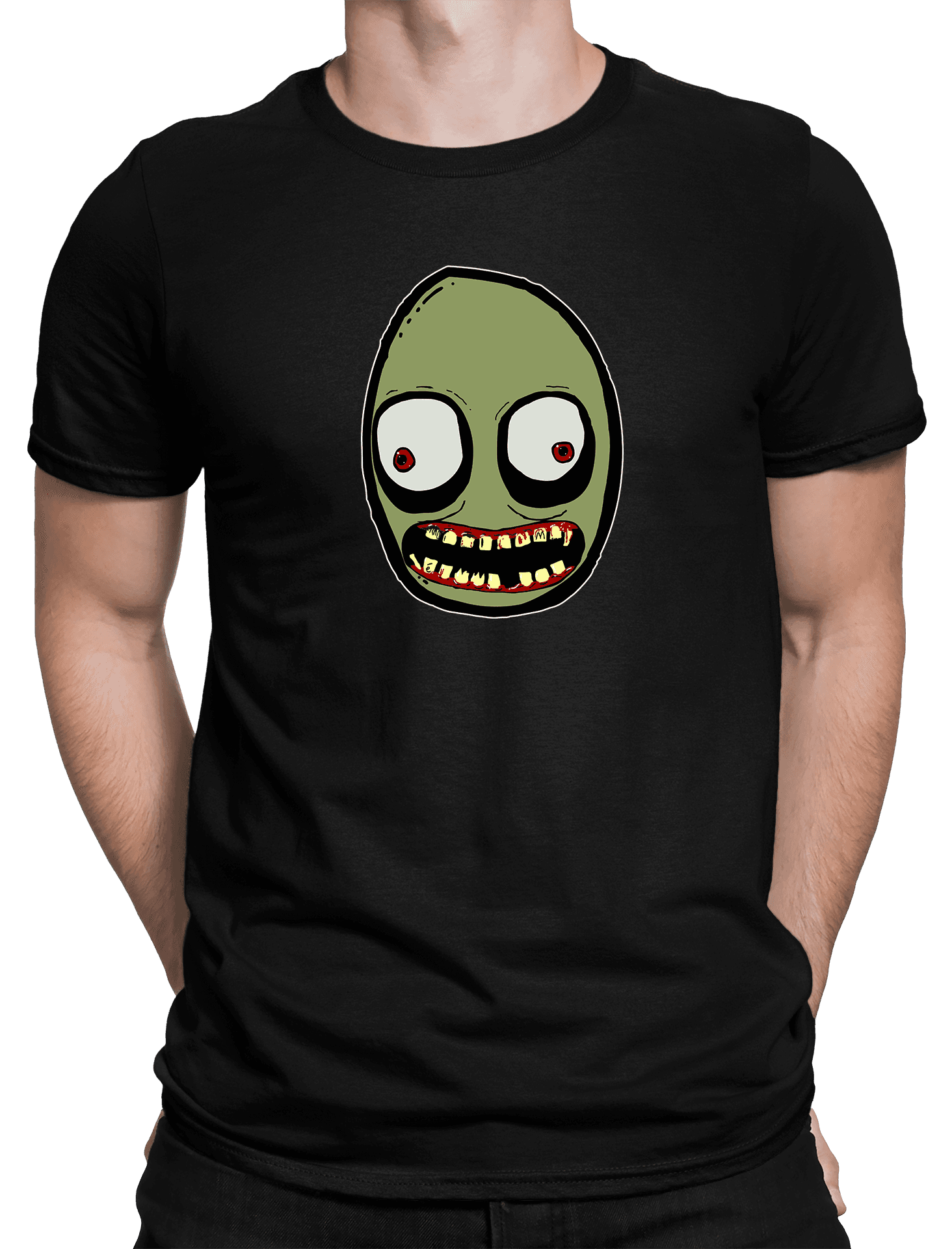 salad fingers cerne triko