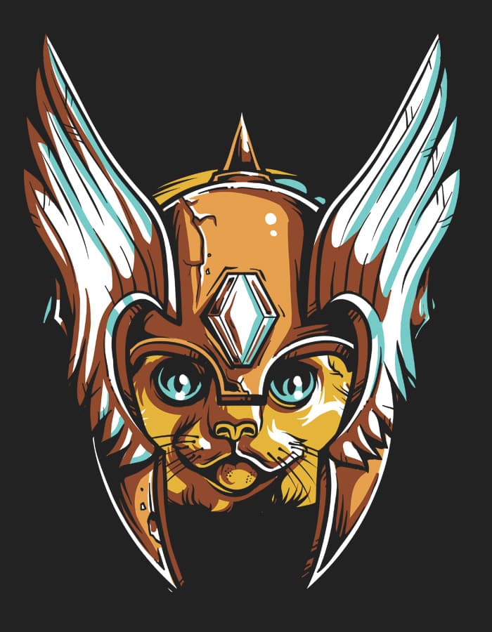 Mikina Vikings Thor Cat