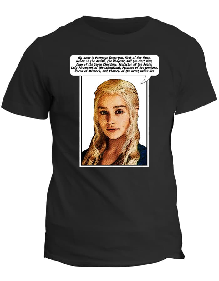 Tričko Game of Thrones - I am Daenerys