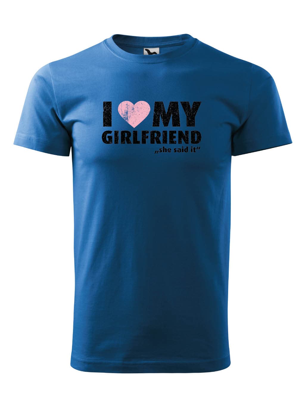 Tričko s potiskem I Love My Girlfriend