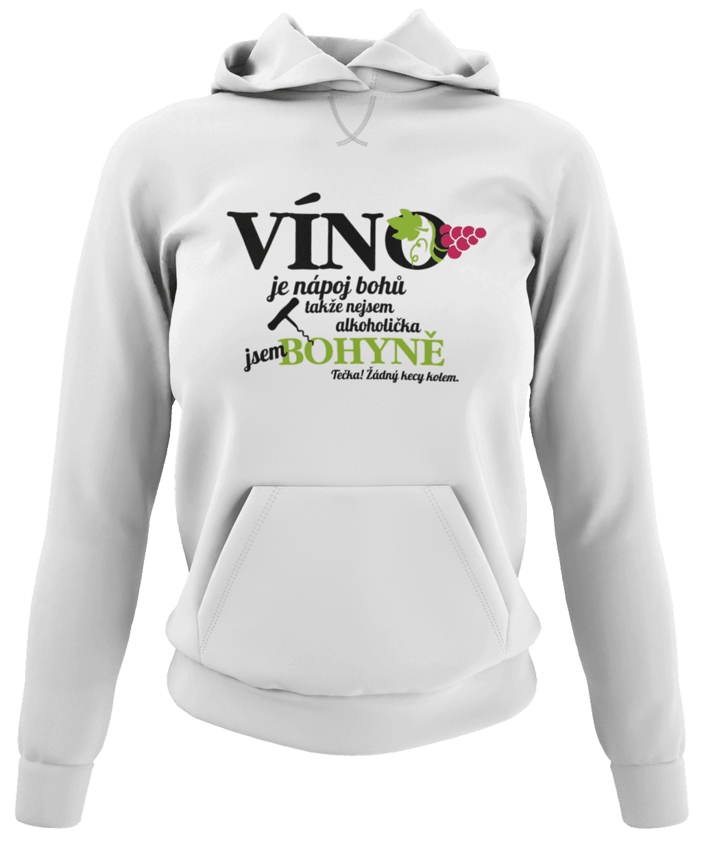 front view mockup of a women s ghosted hoodie 4434 el1 (1) (1)