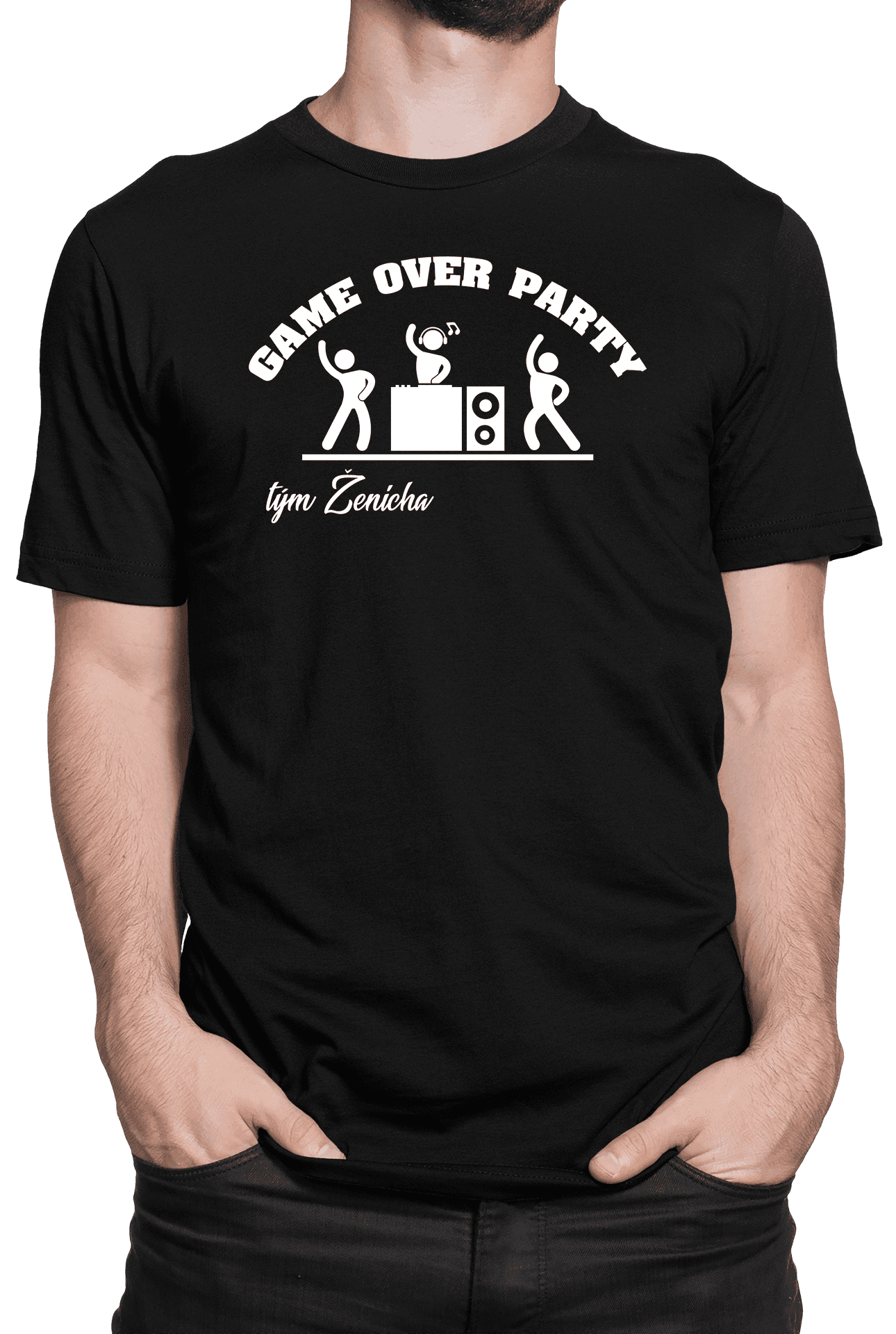 team game over tym zenicha cerne triko min