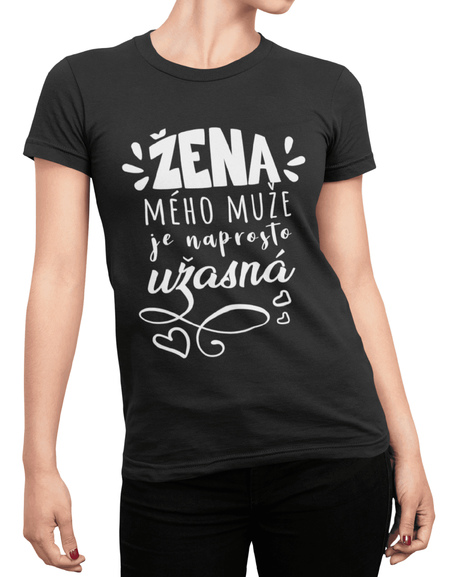 t shirt mockup of a woman posing with cropped face 87 el (1) min