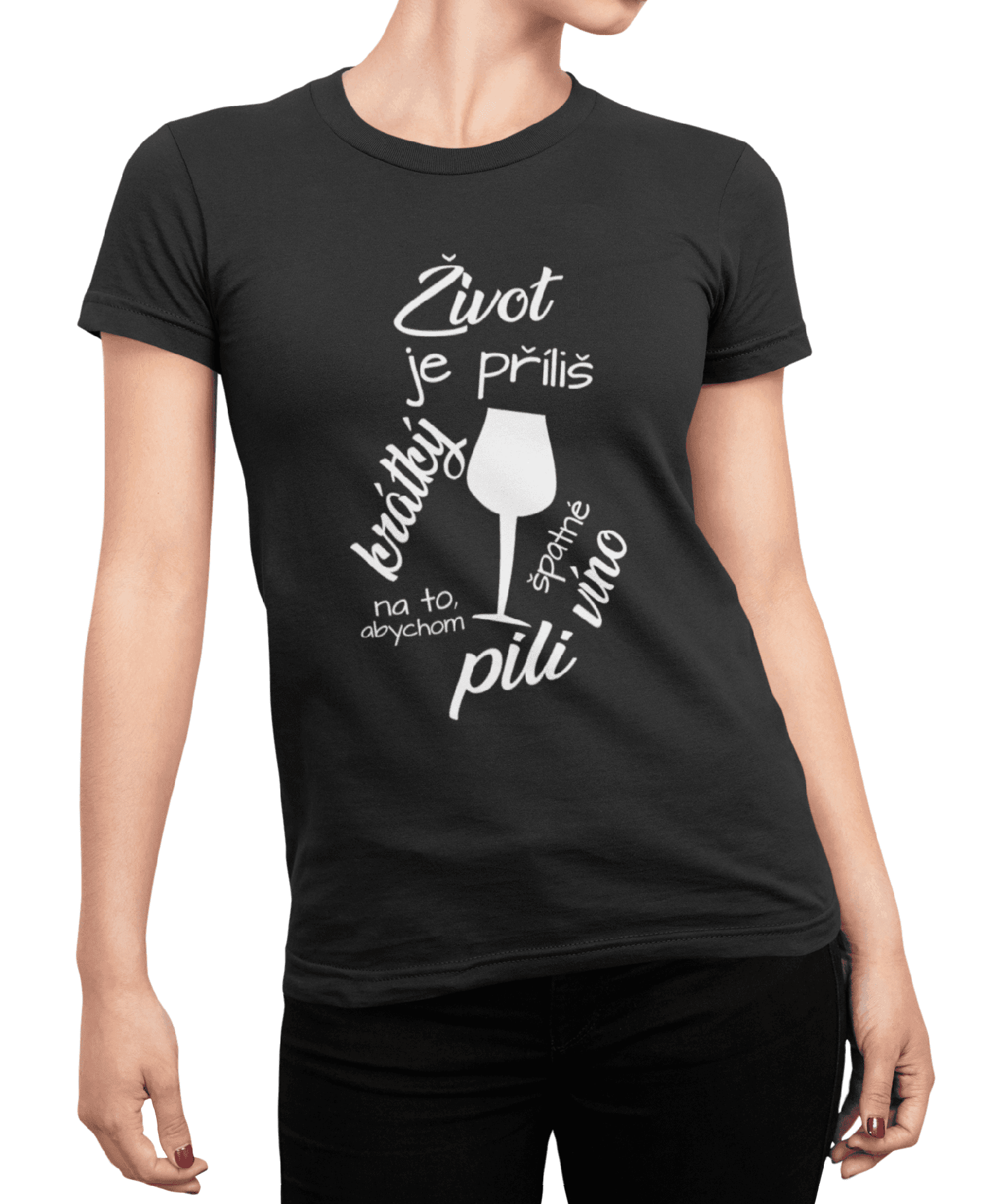 t shirt mockup of a woman posing with cropped face 87 el min