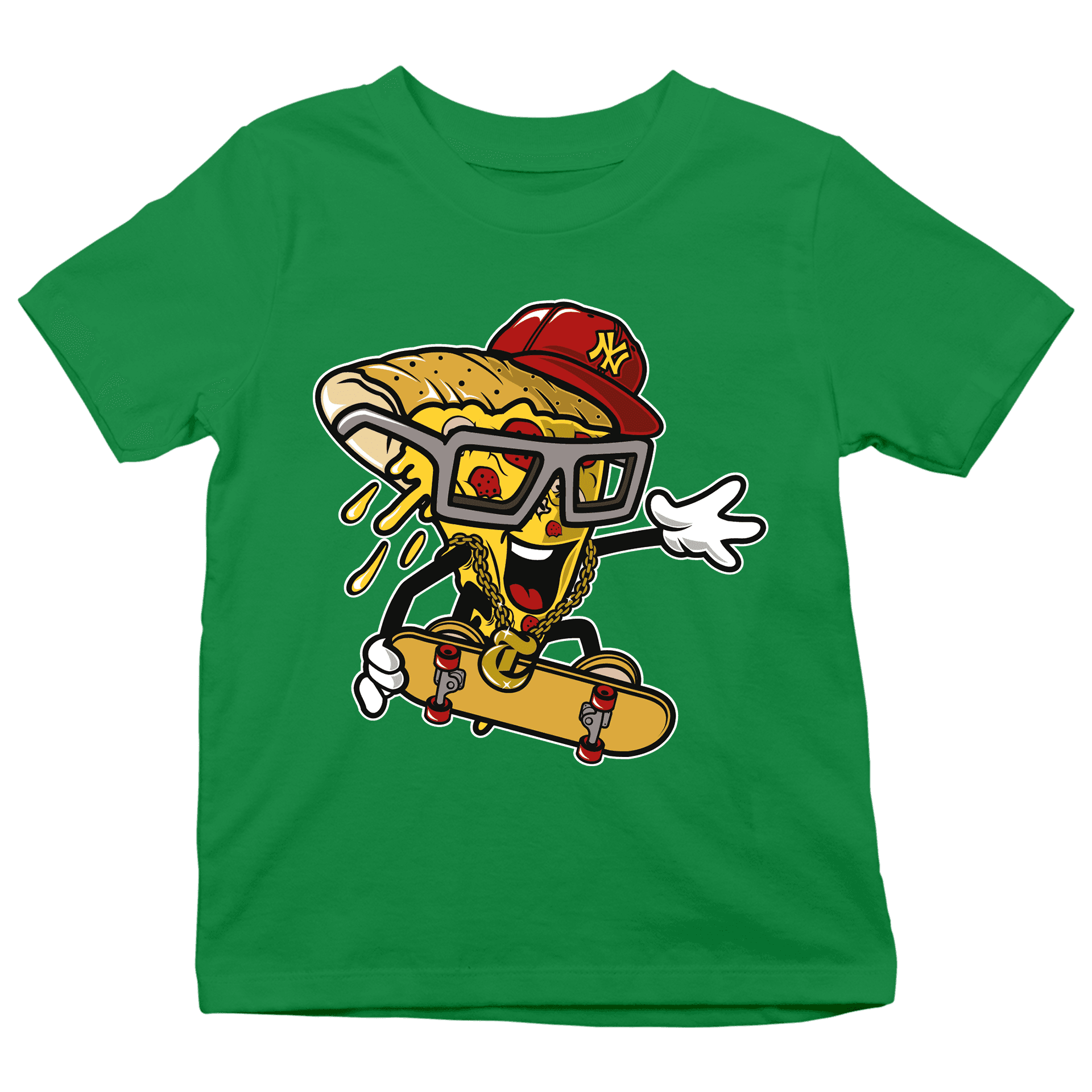 Tričko s potiskem Pizza Skater