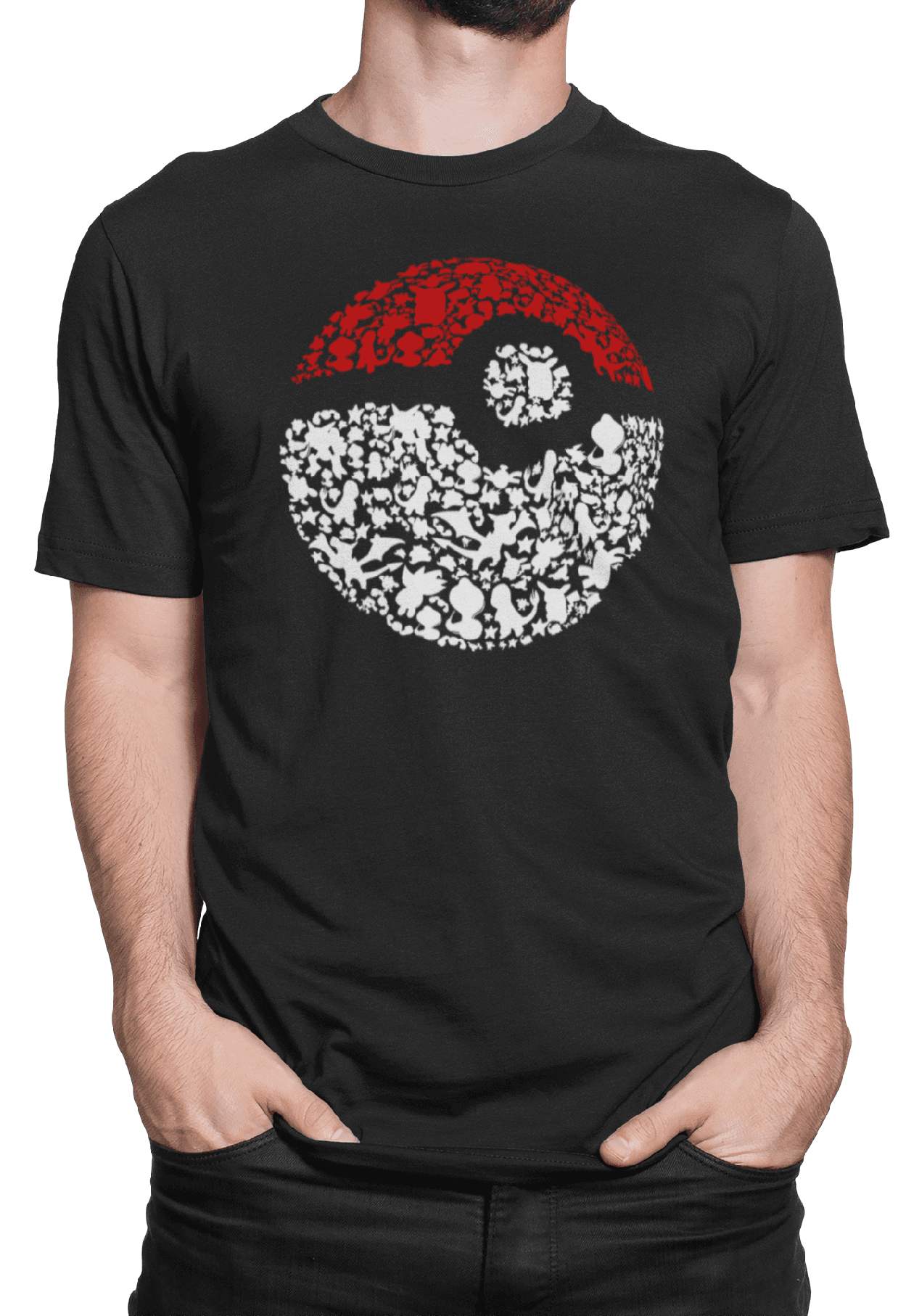 tricko s potiskem pokeball