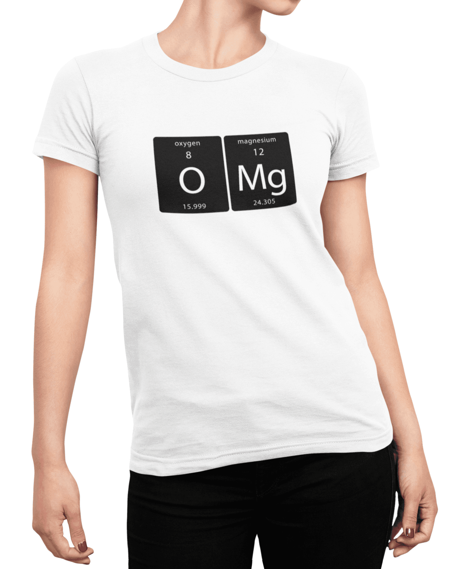 t shirt mockup of a woman posing with cropped face 87 el min