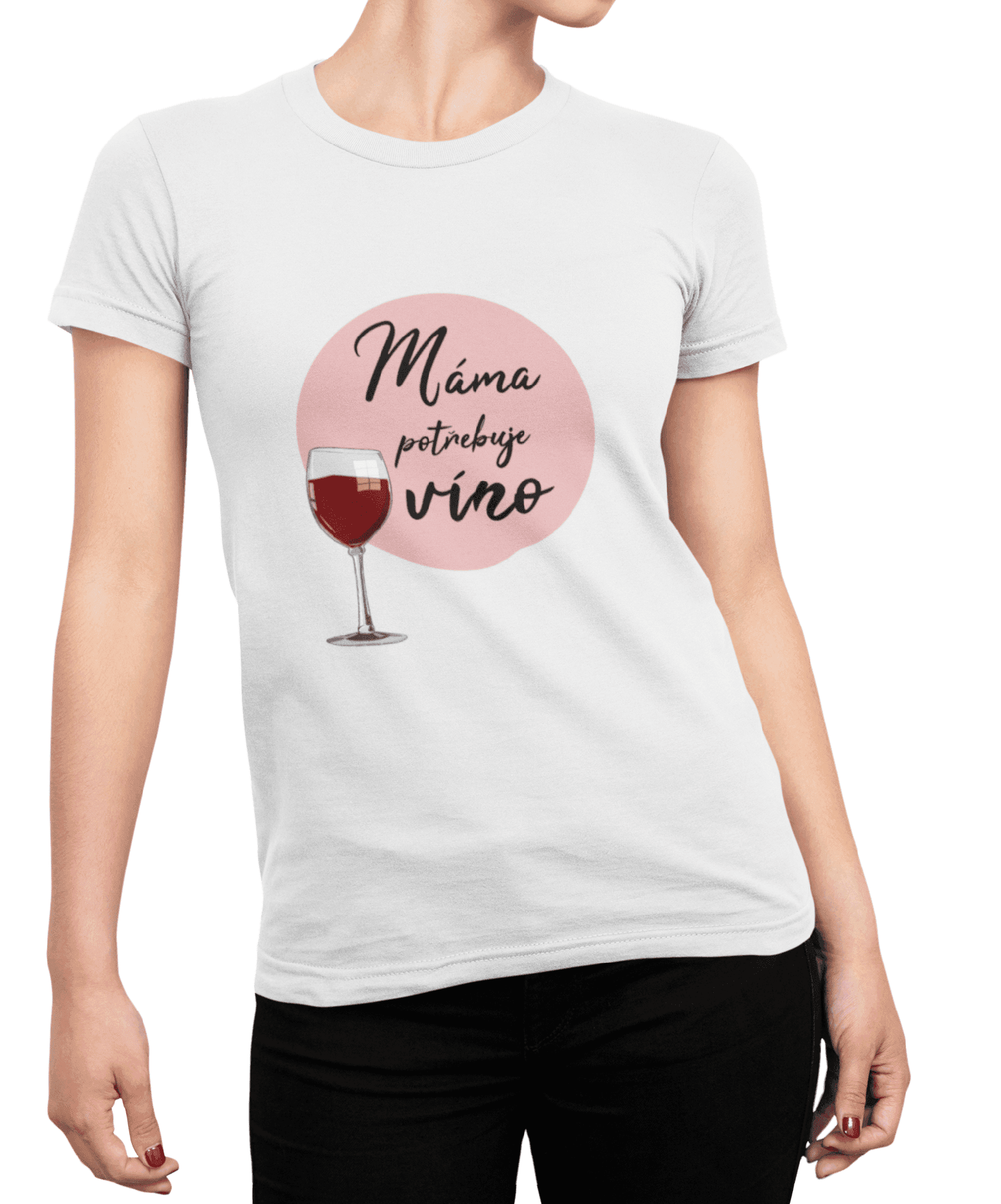 t shirt mockup of a woman posing with cropped face 87 el min