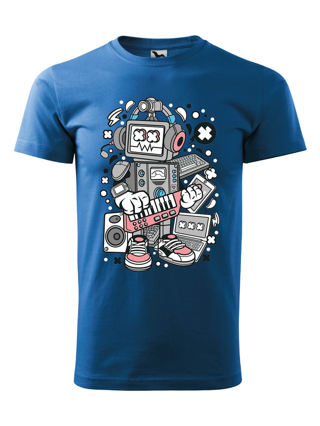 Tričko s potiskem Music Robot
