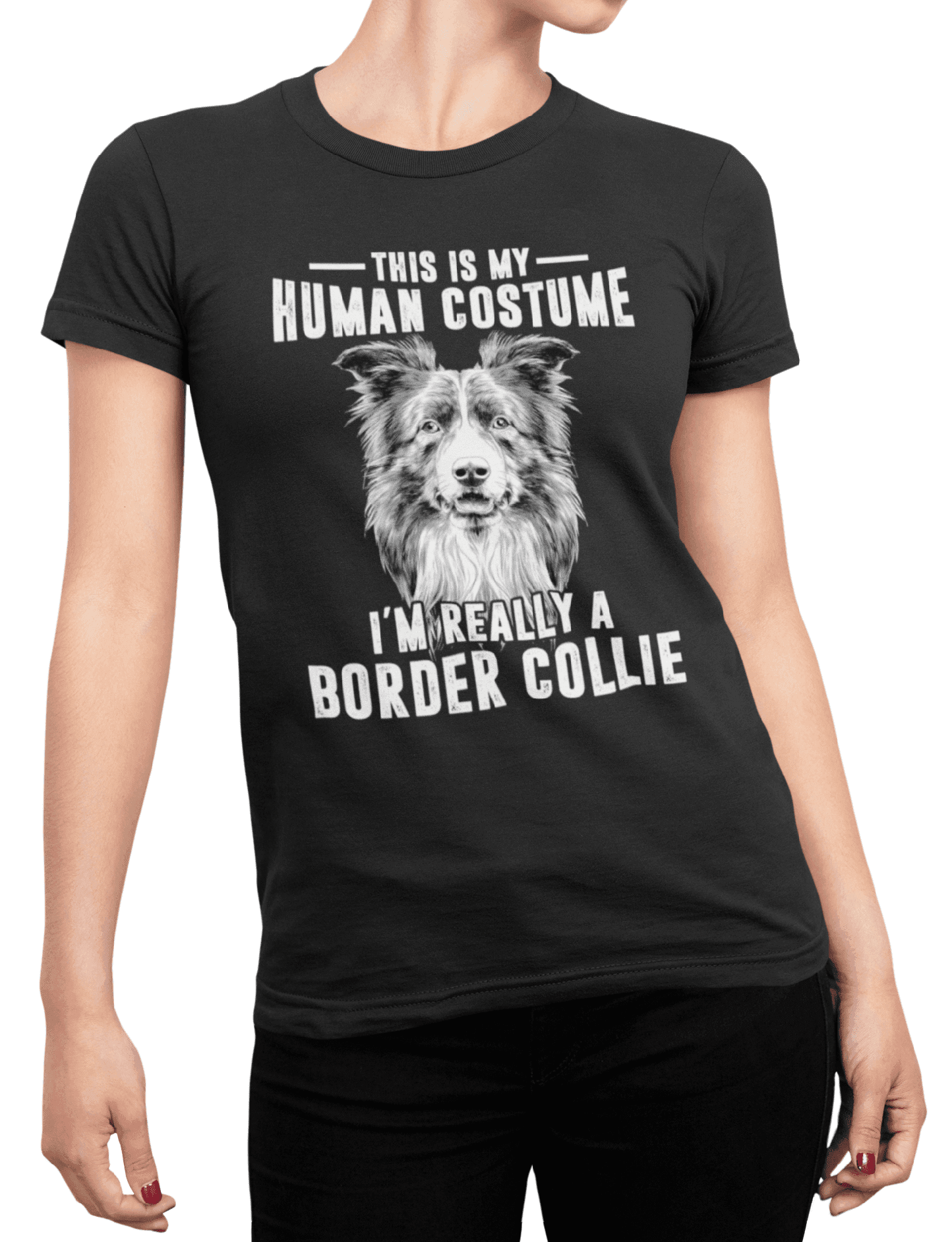 Tričko s potiskem Border Collie
