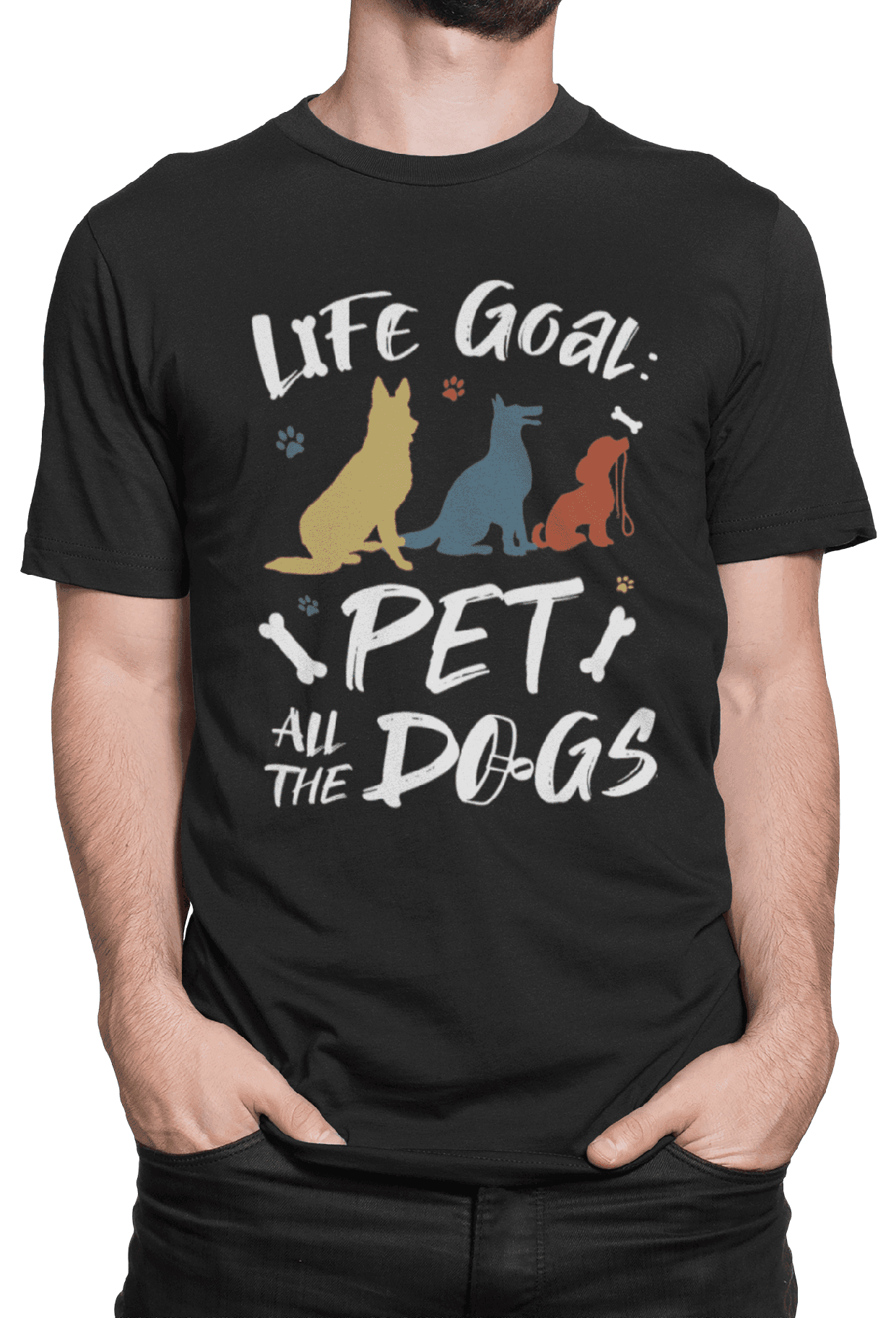 Tričko s potiskem Pet all dogs