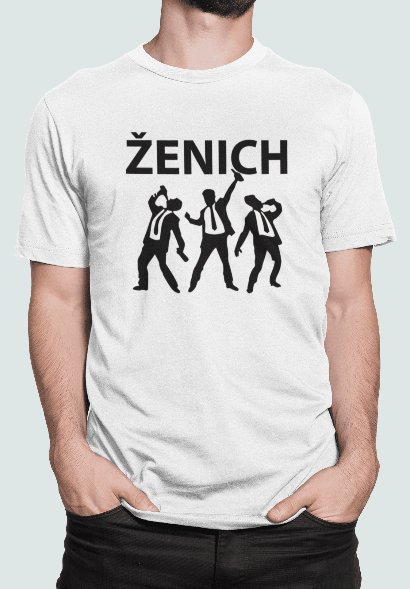 Tričko s potiskem Ženich