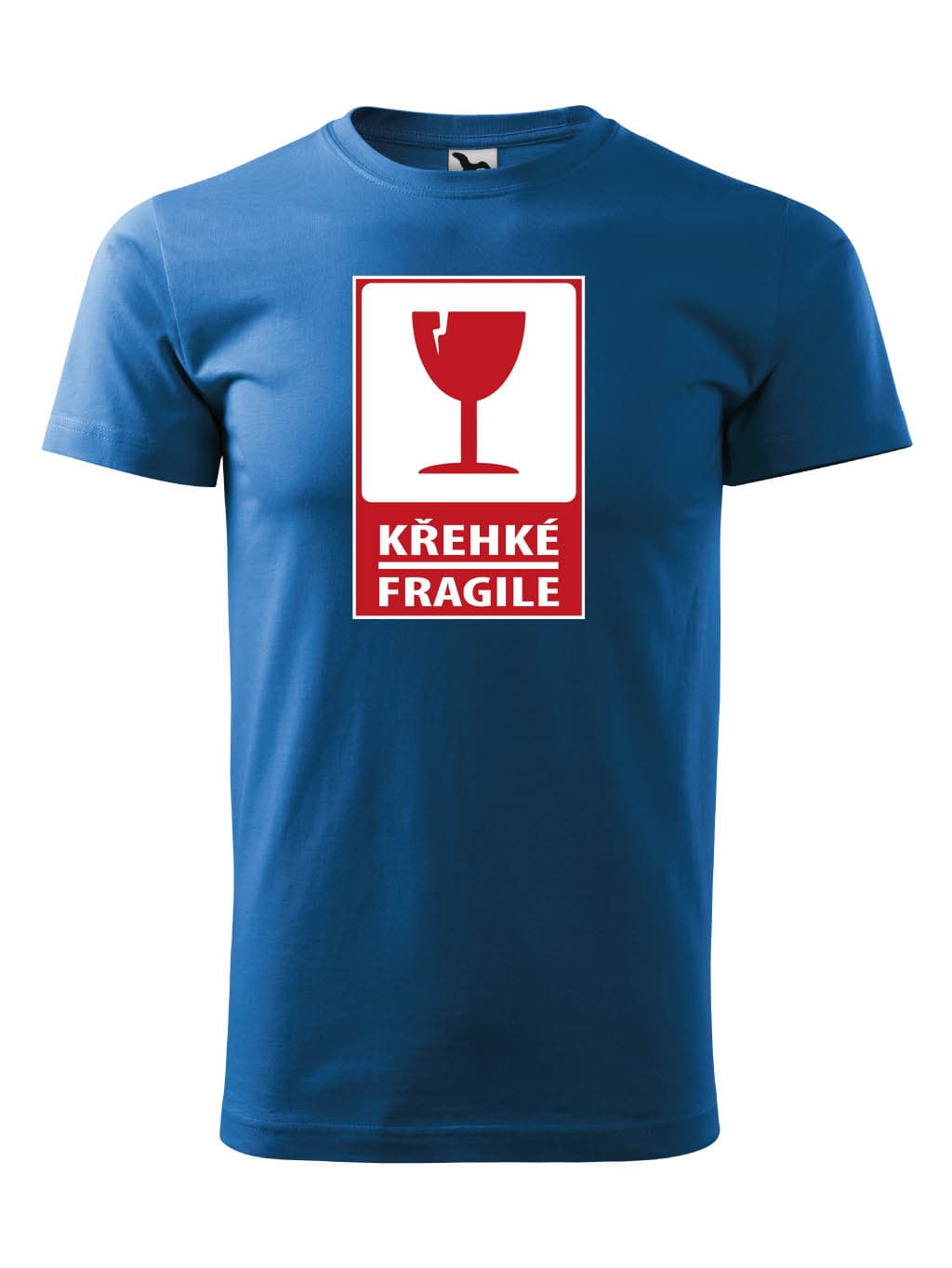 Tričko s potiskem Pozor křehké
