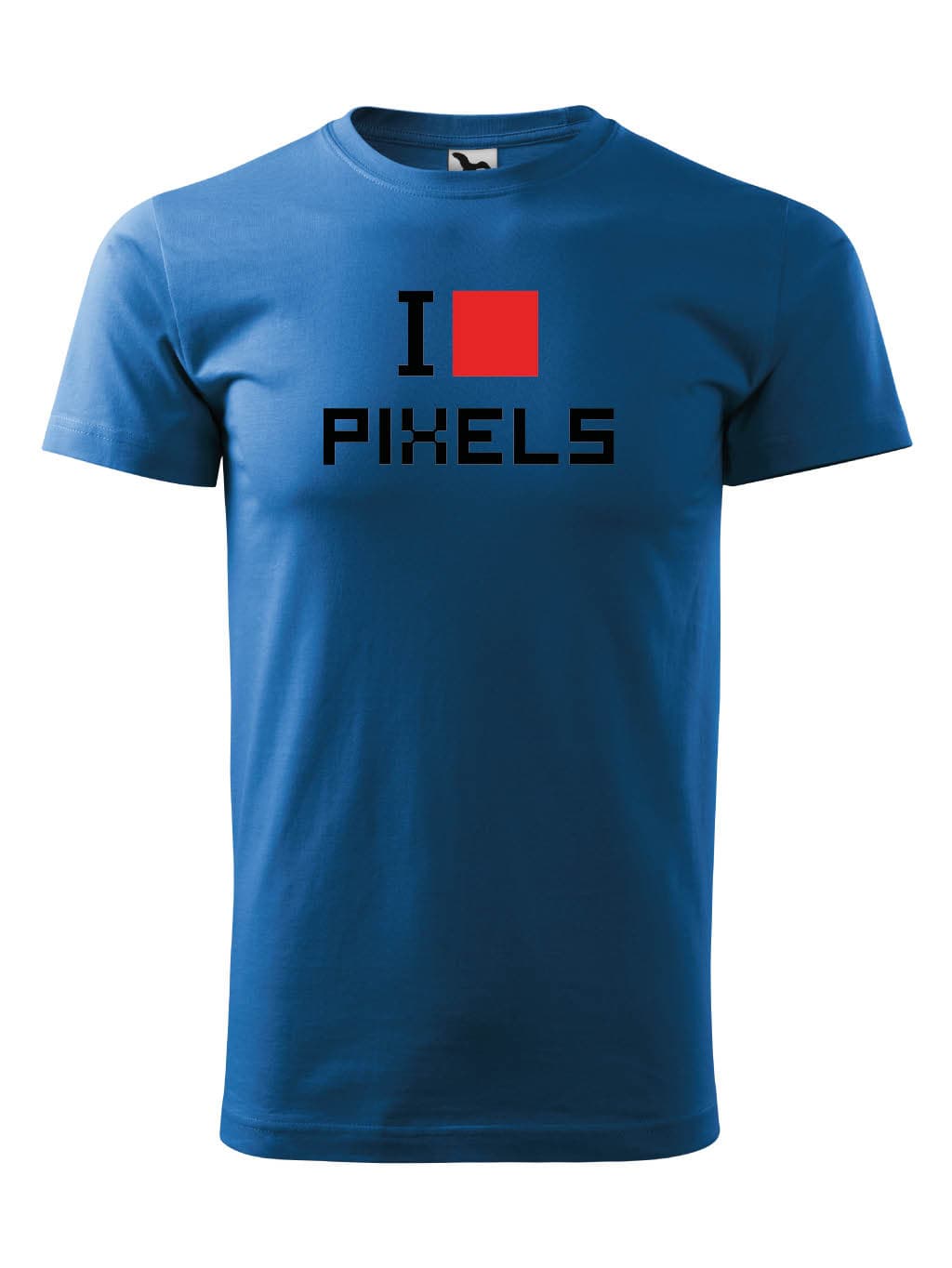 Tričko s potiskem I LOVE PIXELS