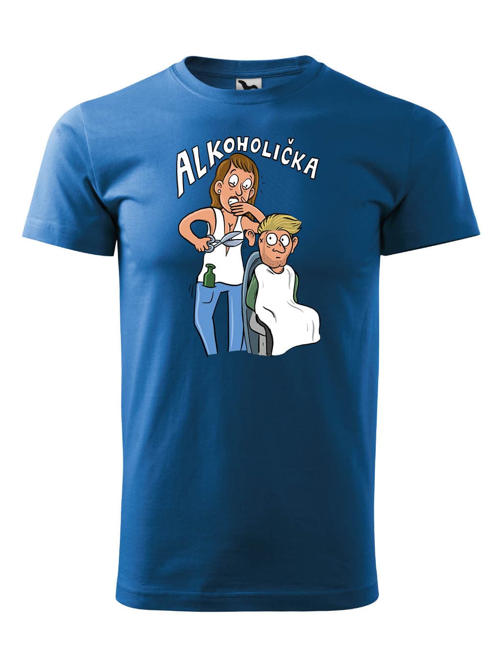 Tričko s potiskem Alkoholička