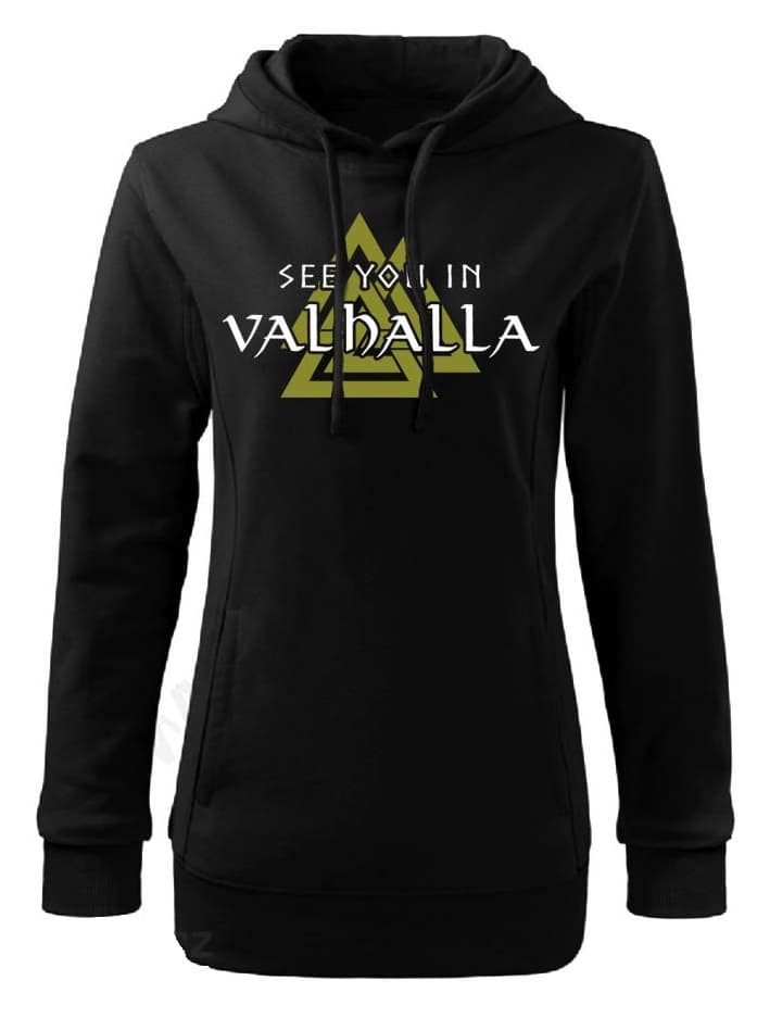 damska mikina see you in valhalla