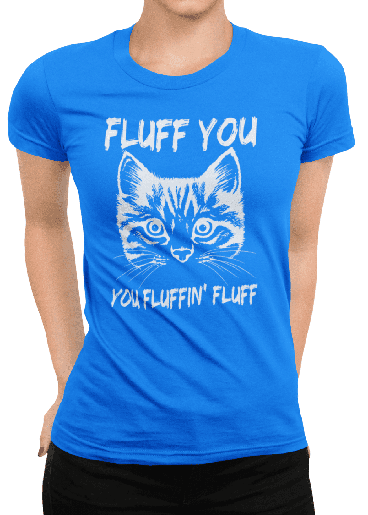 Tričko s potiskem Fluff you