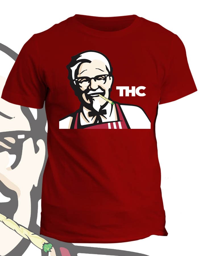 Tričko s potiskem THC