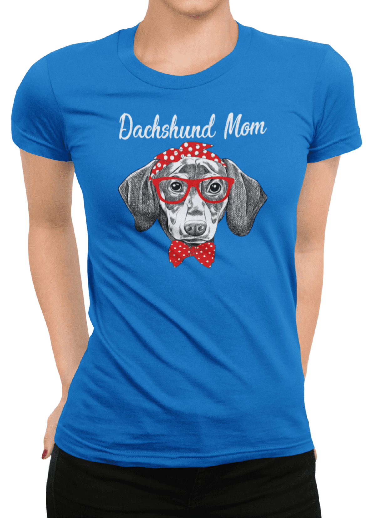 Tričko s potiskem Dachshund mom