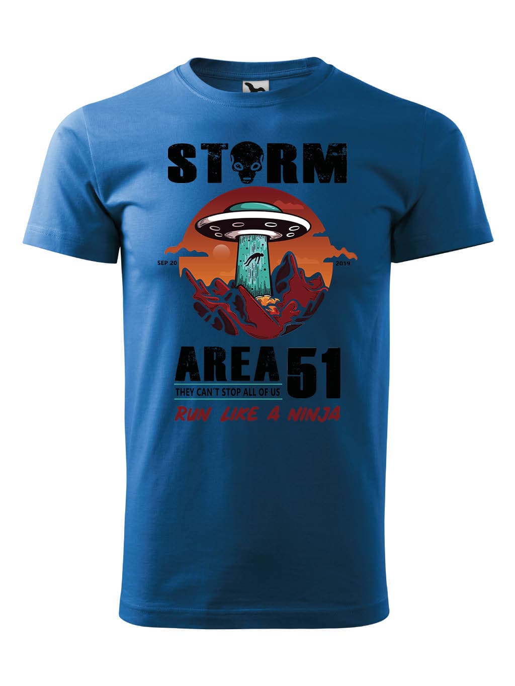 Tričko s potiskem AREA 51