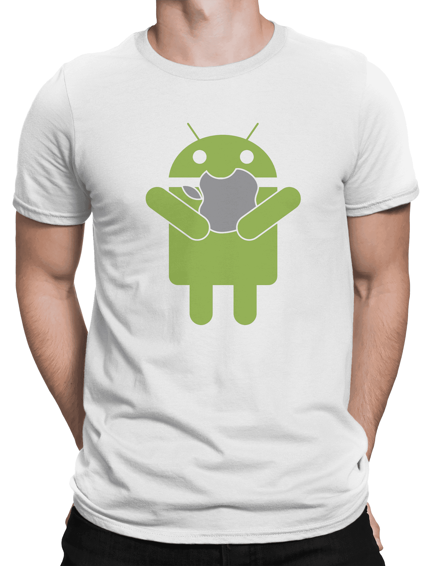 android eats apple bile triko