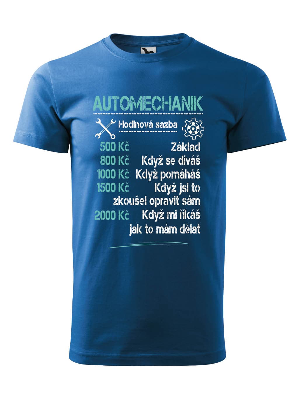 Profesní tričko Automechanik Sazba