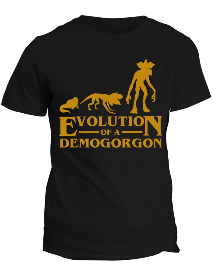 Tričko Stranger Things Evolution of Demogorgon